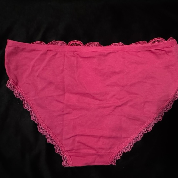 Lace Trim Pink Panties - Picture 2 of 2